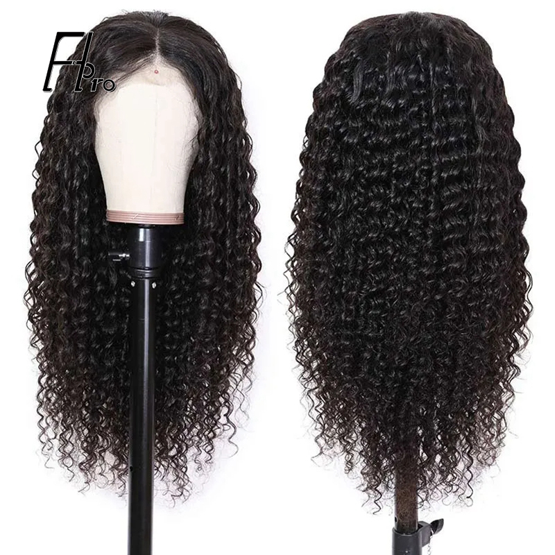 Deep Wave Human Hair 360 Lace Front Wig Natural Hairline Lace Wigs For Women